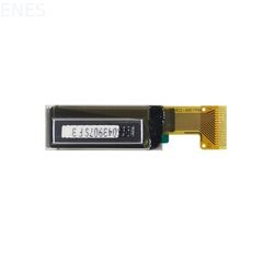 Industrial Active Area 22.38 x 5.58 mm SSD1306 Monochrome OLED with 30.0 x 11.5 x 1.2 mm Panel Size