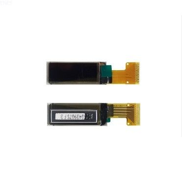 Industrial Active Area 22.38 x 5.58 mm SSD1306 Monochrome OLED with 30.0 x 11.5 x 1.2 mm Panel Size