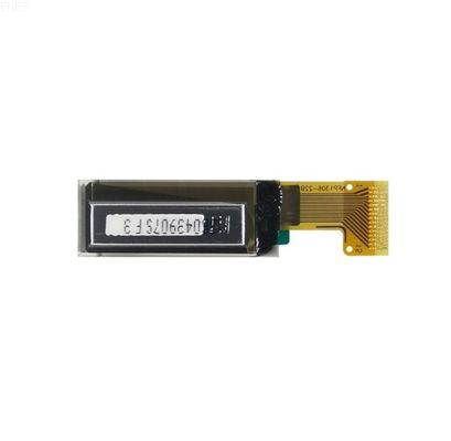 Industrial Active Area 22.38 x 5.58 mm SSD1306 Monochrome OLED with 30.0 x 11.5 x 1.2 mm Panel Size