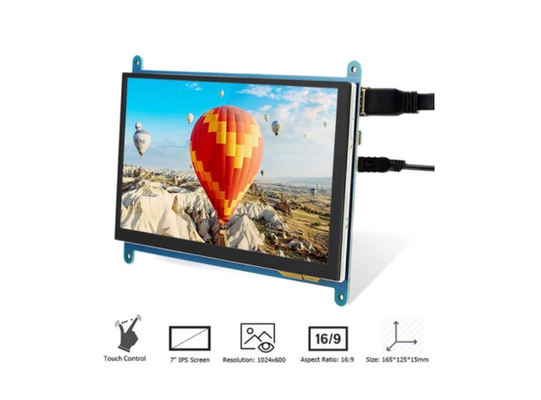 Raspberry Pi4 HDMI 7-inch TFT LCD display 800×480 pixels with capacitive touch screen