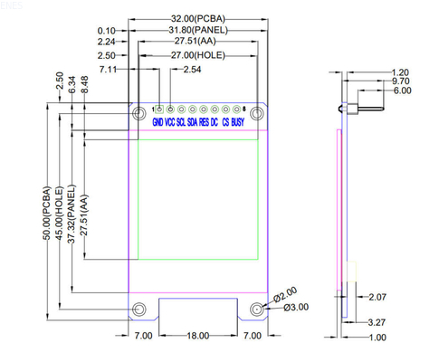 Ultra-compact 1.54-inch/1.5-inch electronic paper screen 152x152 high resolution, zero-power static display, ultimate power saving