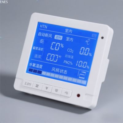 HTN LCD Display with High Contrast Ratio Wide Viewing Angle and Operating Temperature -10°C to 60°C for Fresh Air System Controllers